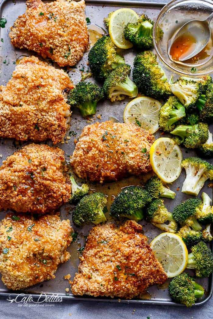 Sheet Pan Honey Garlic Chicken & Broccoli: Quick Dinner Idea